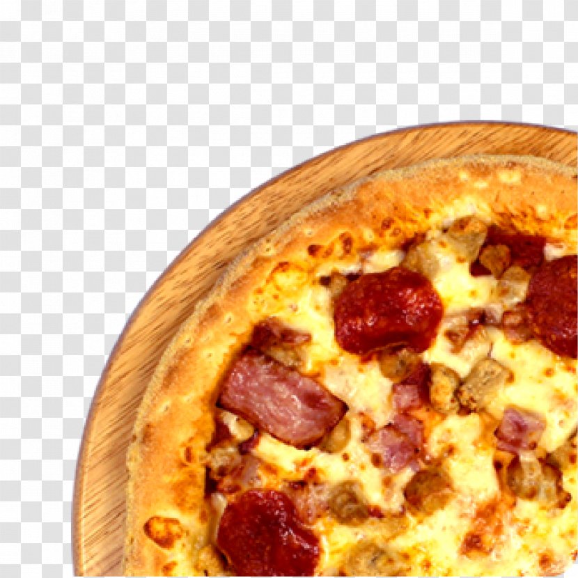 Sicilian Pizza Bacon Quiche Junk Food - Baking Stone Transparent PNG