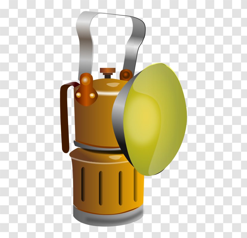 Miner Mining Lamp Light Clip Art - Lantern - Gold Cartoon Transparent PNG