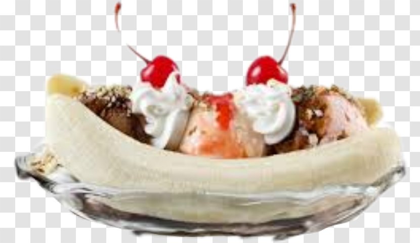 Banana Split Sundae Ice Cream Milkshake - Food Transparent PNG