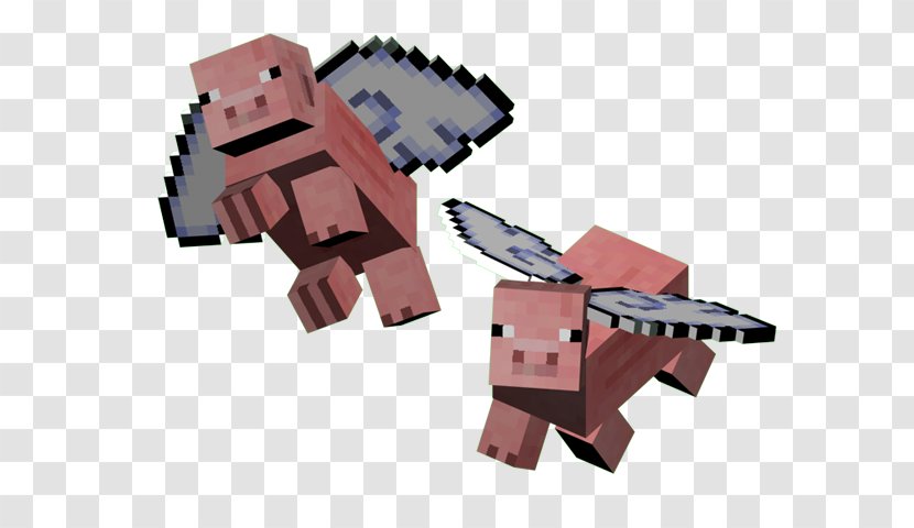 Minecraft When Pigs Fly Survival Player Versus - Computer Servers Transparent PNG
