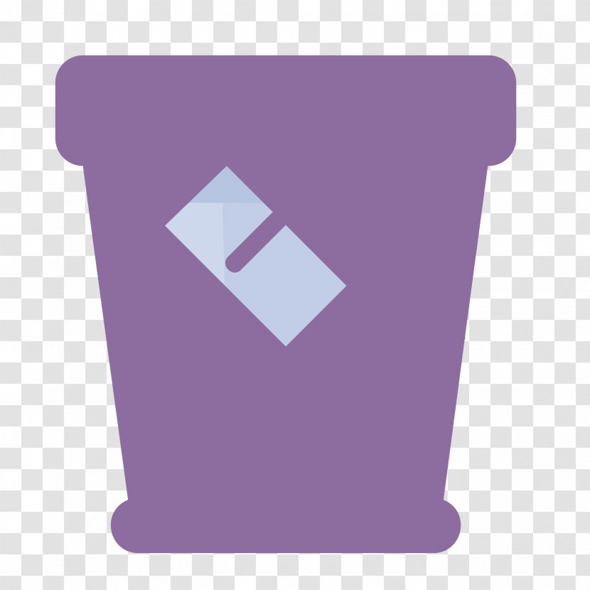 Purple Violet Lilac - Rectangle - Trash Transparent PNG