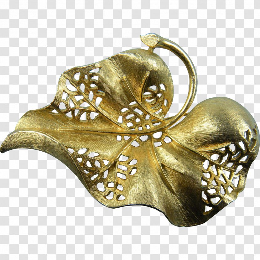 01504 Metal Christmas Ornament Bronze - Brooch Transparent PNG
