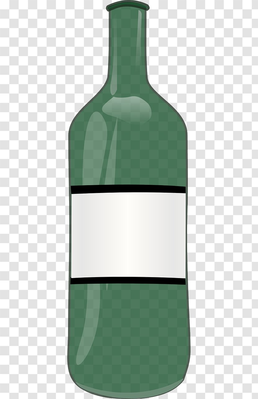 Clip Art Openclipart Vector Graphics Bottle Drawing - Glass Transparent PNG