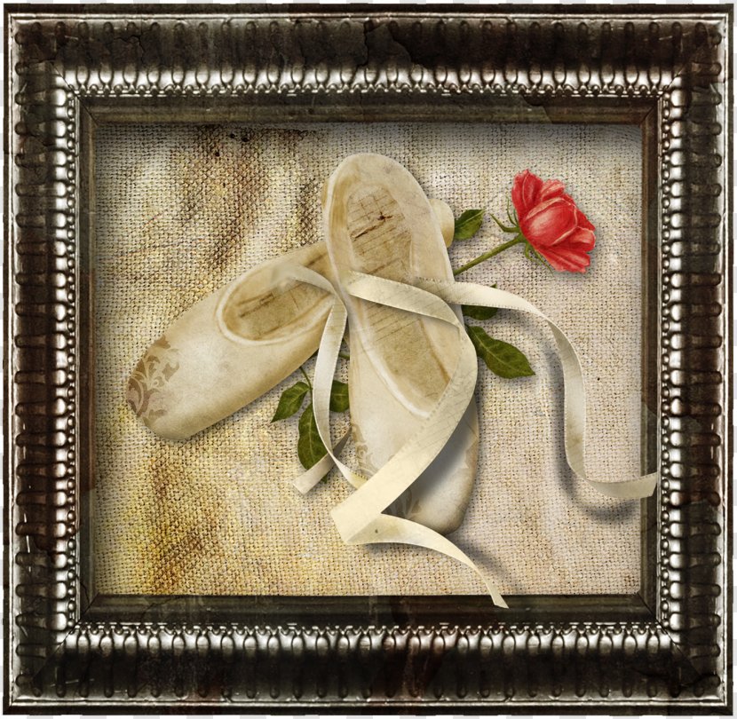 Picture Frame Ballet Shoe - Shoes Photo Transparent PNG