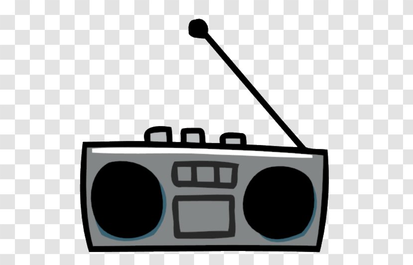 Clip Art Image Stereophonic Sound Boombox - Radio Transparent PNG