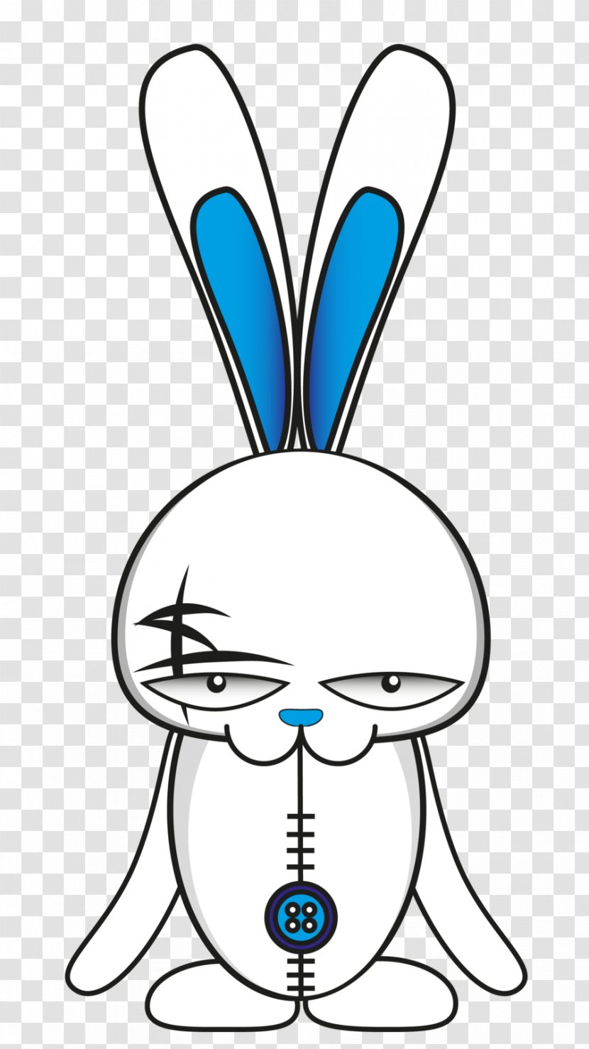 Hare Rabbit Easter Bunny Animal - Art Transparent PNG