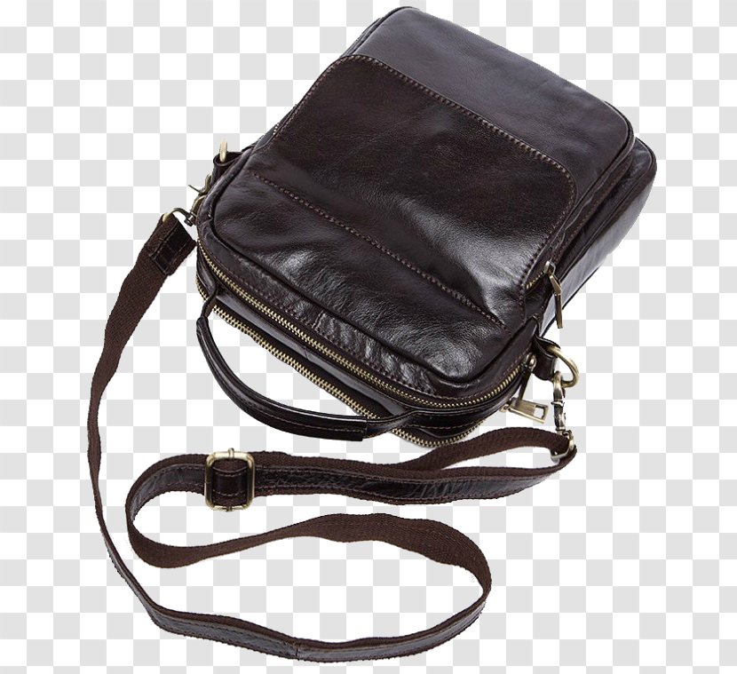Messenger Bags Leather Handbag - Shoulder - Bag Transparent PNG