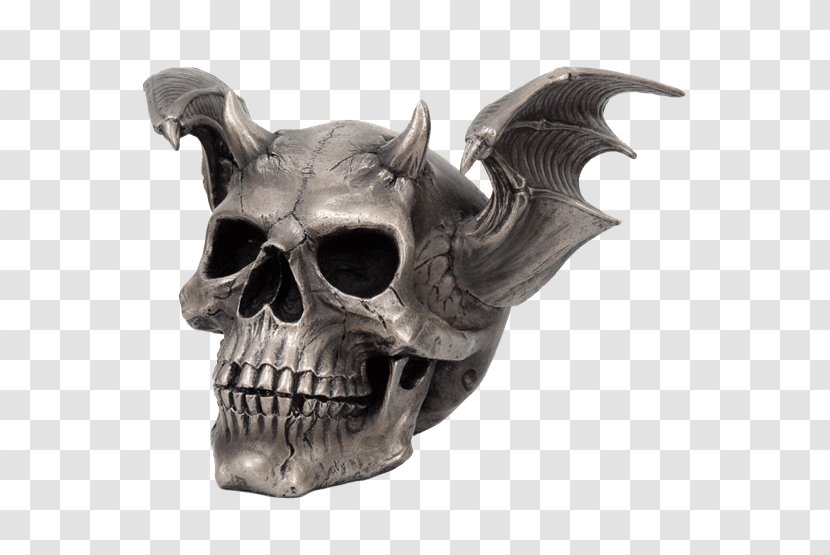 Skull Horn Skeleton Figurine Bone Transparent PNG