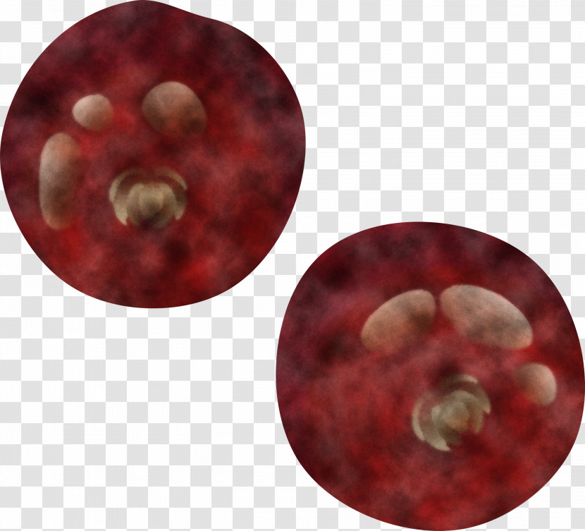 Maroon Red Circle Pattern Plate Transparent PNG