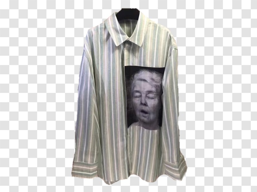 Blouse T-shirt Dress Shirt Clothes Hanger Collar - Outerwear Transparent PNG
