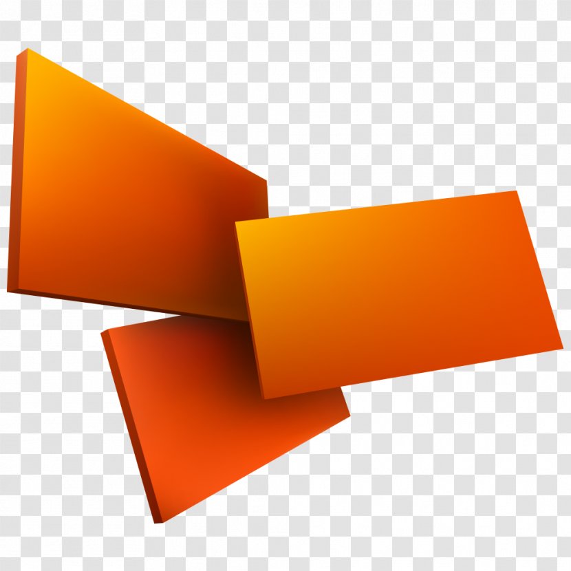 Geometry Euclidean Vector Three-dimensional Space - Polygon - Orange Box Transparent PNG