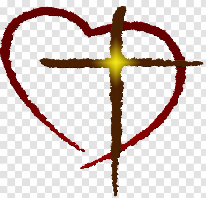 Heart Christian Cross Free Content Clip Art - Love Cliparts Transparent PNG