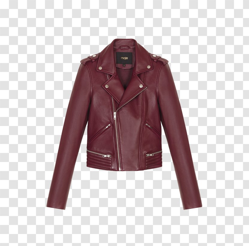Leather Jacket Coat Top Sweater - Jackets Transparent PNG
