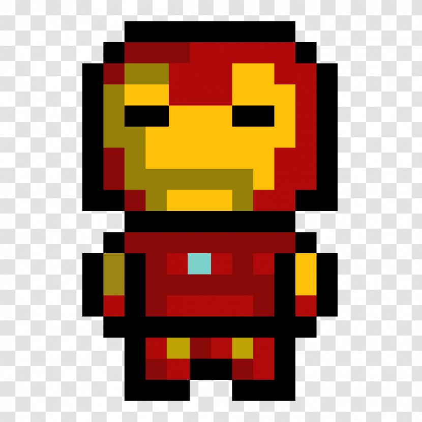 Iron Man YouTube Loki Pixel Art - Youtube Transparent PNG