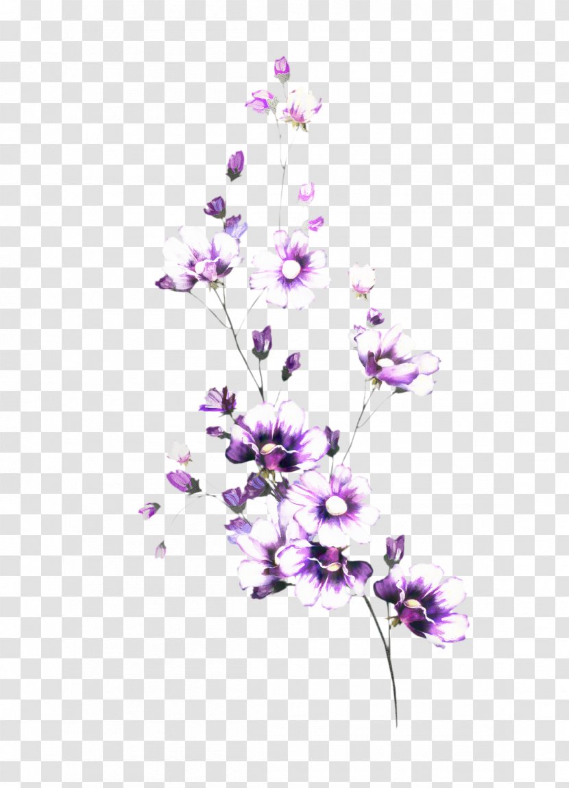 Watercolor Painting Drawing Flower - Lavender - Purple Transparent PNG