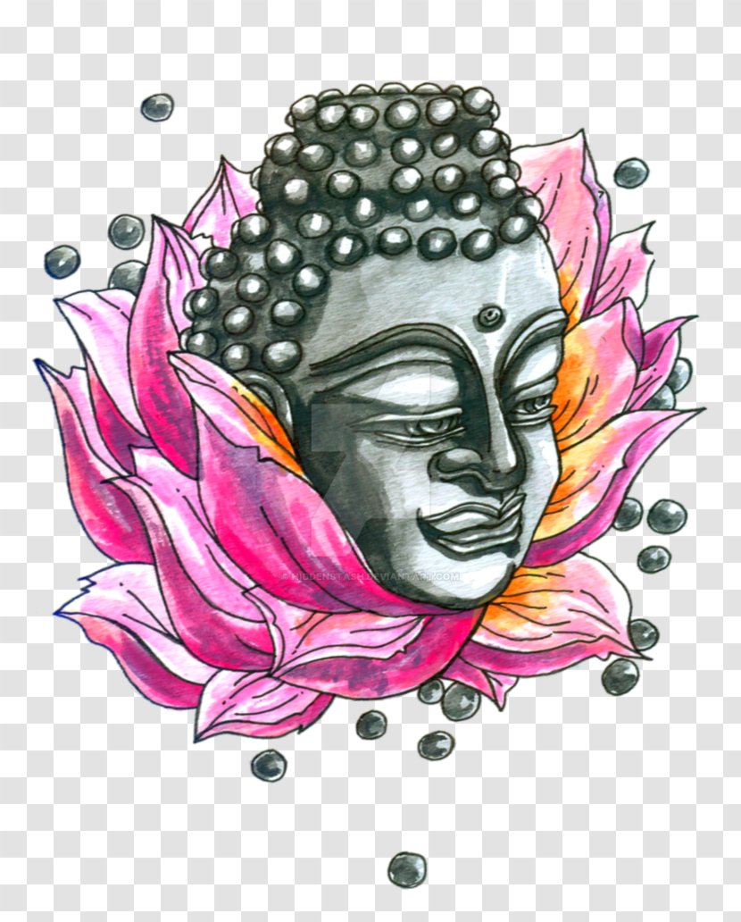 Drawing Visual Arts - Lotus Buddha's Words Transparent PNG