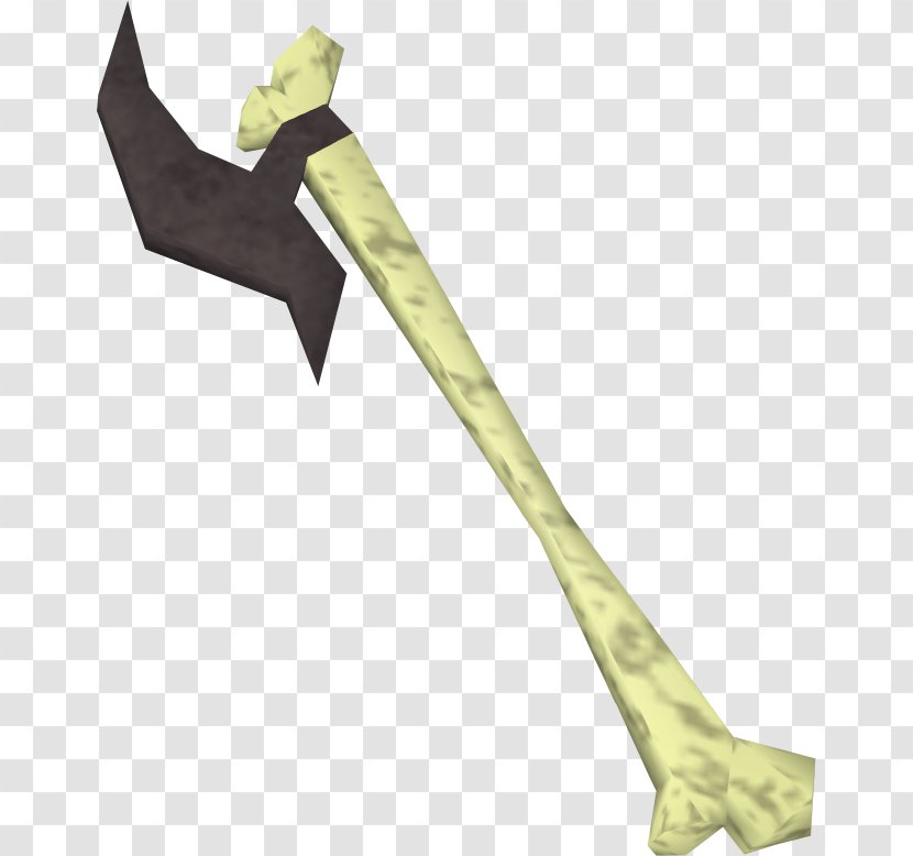 Old School RuneScape Spear Weapon Bone - Halberd Transparent PNG