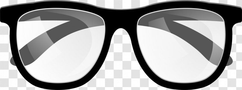Goggles Sunglasses Black - Magnifying Glass - Simple Glasses Transparent PNG