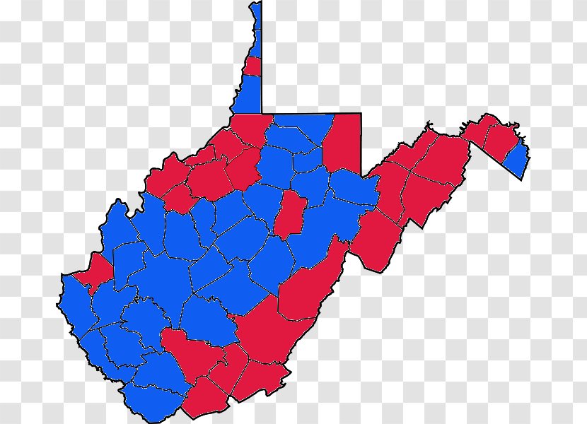 Blue, West Virginia Map Clip Art - Outline Transparent PNG
