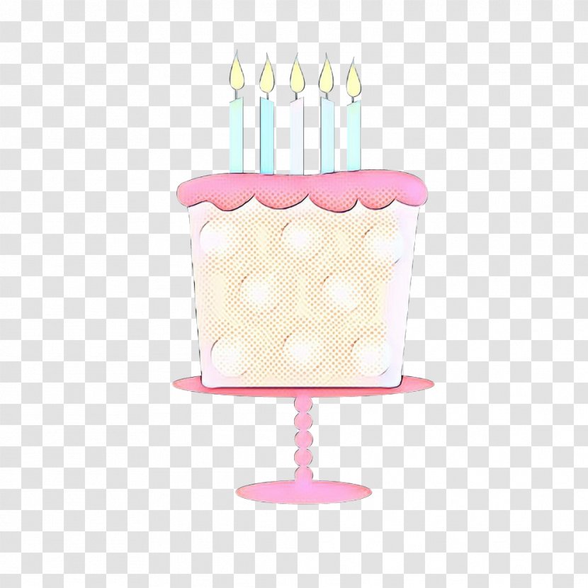 Pink Birthday Cake - Royal Icing - Pastel Baking Transparent PNG