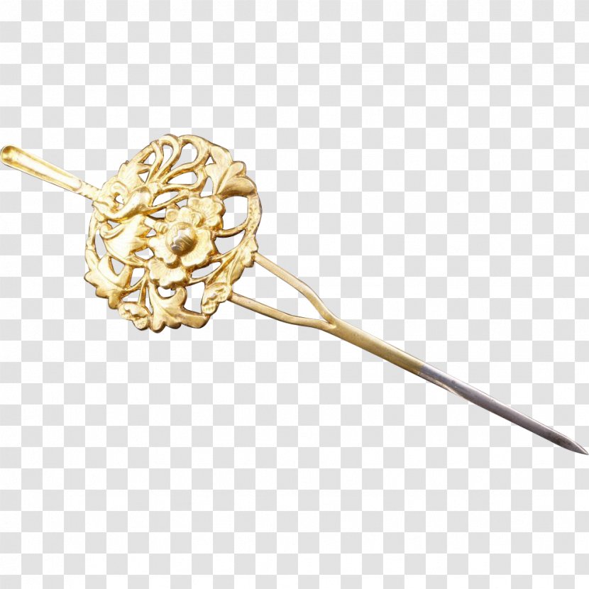 Hairpin Jewellery Gold Gilding Silver - Glitter - GOLD ROSE Transparent PNG