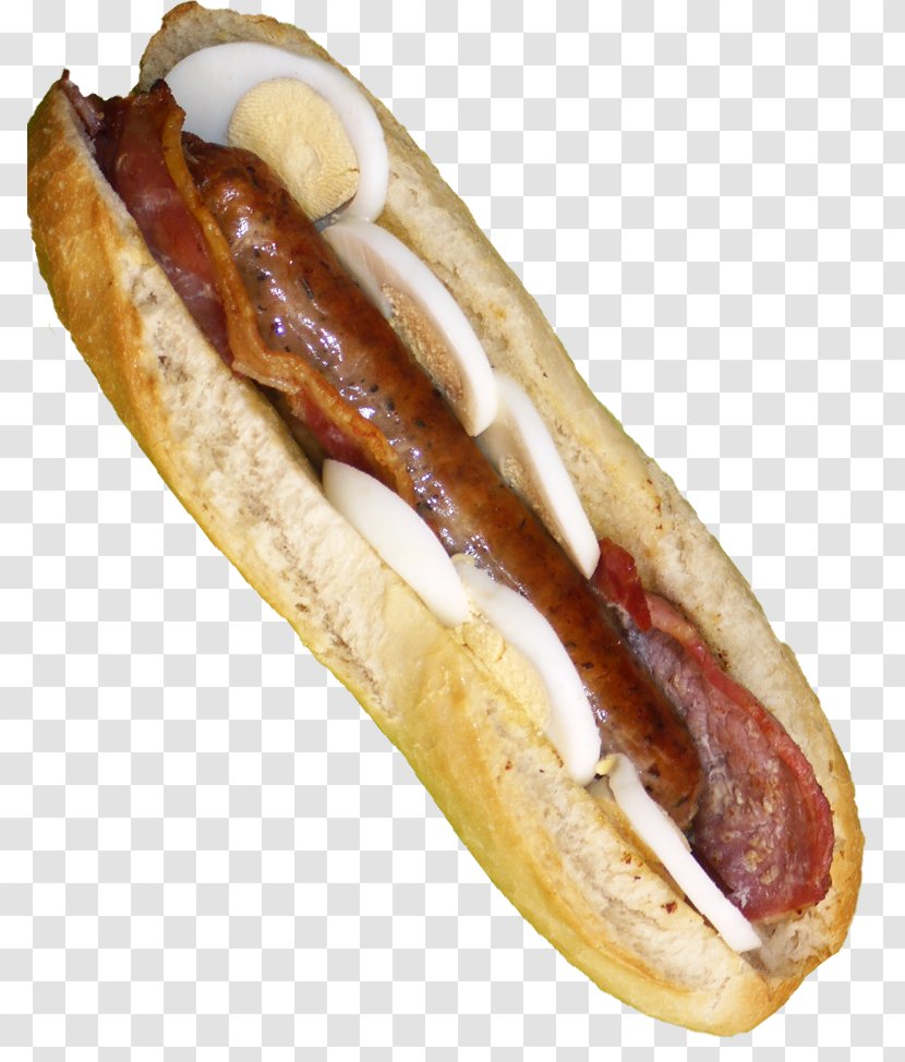 Coney Island Hot Dog Chicago-style Chili Bratwurst - Knackwurst Transparent PNG