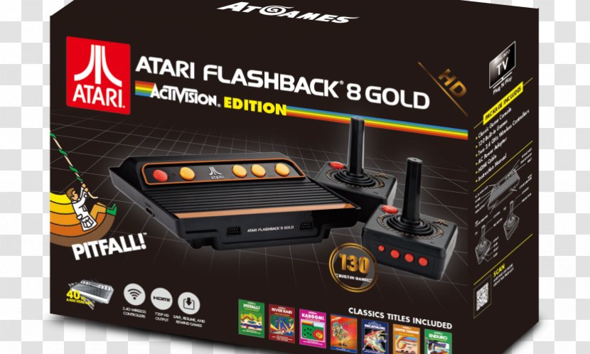 Chopper Command Pitfall! Centipede Activision Anthology AtGames Atari Flashback 8 Gold HD - Video Game Consoles - Armchair Transparent PNG