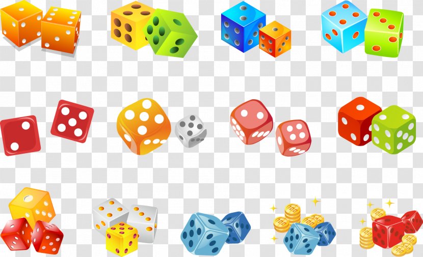 Euclidean Vector Dice Game Icon - Games Transparent PNG