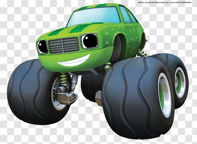 T-shirt Darington Monster Truck Nickelodeon (Norway) Crew Neck - Tire - Blaze Transparent PNG