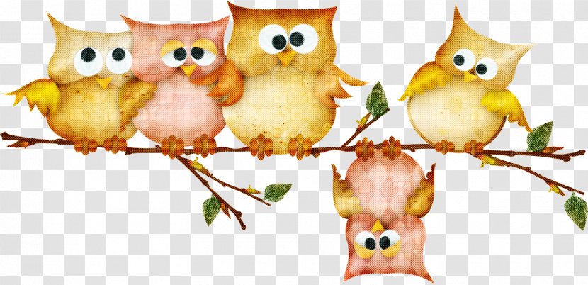 Owl Cartoon - Bird - Animal Figure Of Prey Transparent PNG