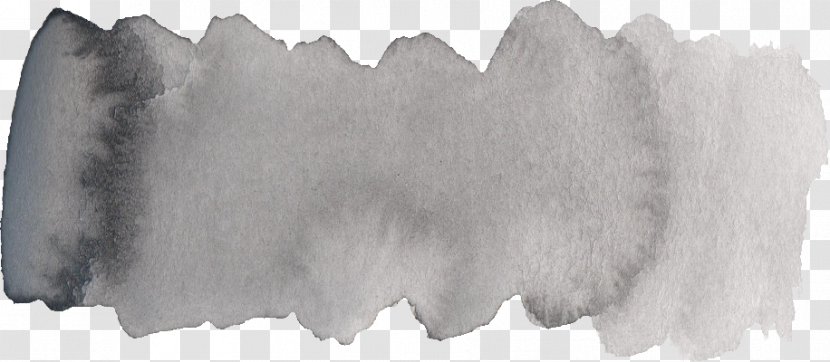 Watercolor Painting Black And White Brush Transparent PNG