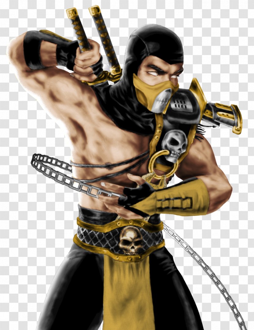 Mortal Kombat X Scorpion PlayStation 2 Samurai Transparent PNG