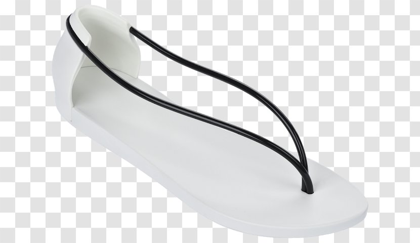 Flip-flops Shoe Ipanema PHILIPPE STARCK THING N Sandals White - Black - Opening Ceremony Brazil Transparent PNG