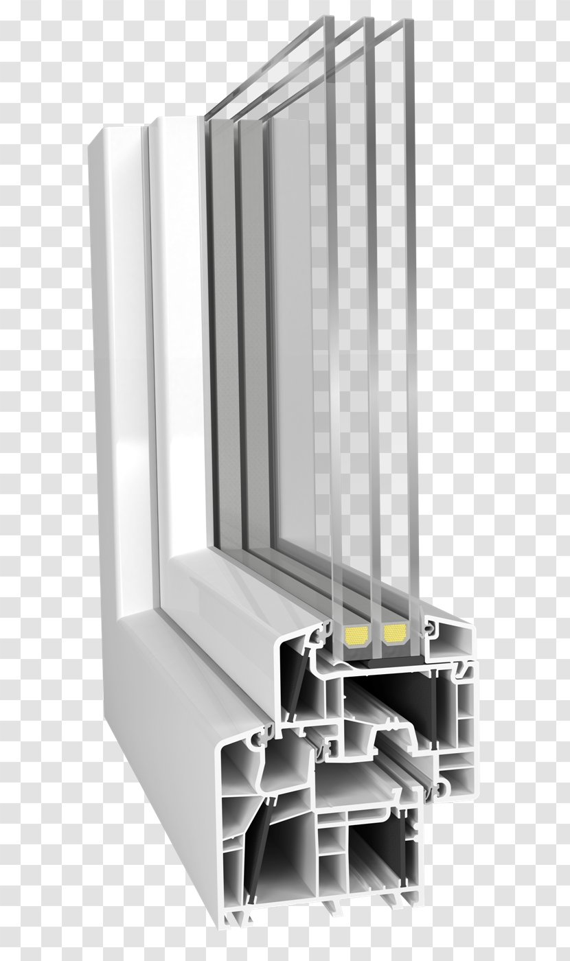 Window Polyvinyl Chloride Plastic Thermal Insulation Building - Aluminium Can Transparent PNG