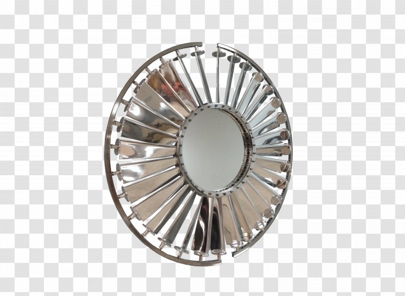 Alloy Wheel Spoke Silver Transparent PNG