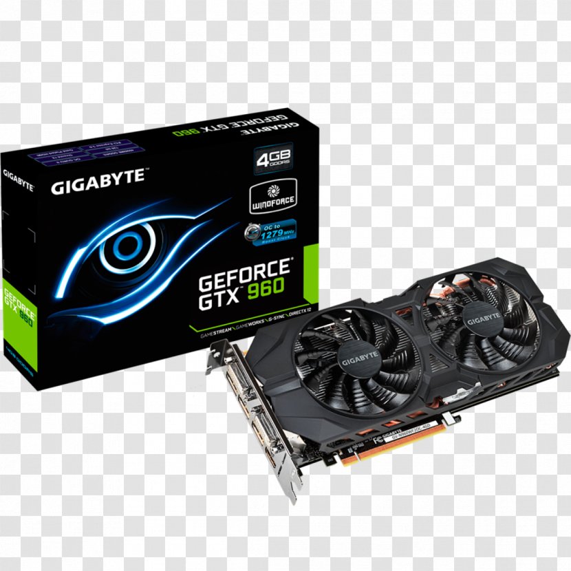 Graphics Cards & Video Adapters GeForce GTX 660 GDDR5 SDRAM Gigabyte Technology - Electronics Accessory - Nvidia Transparent PNG