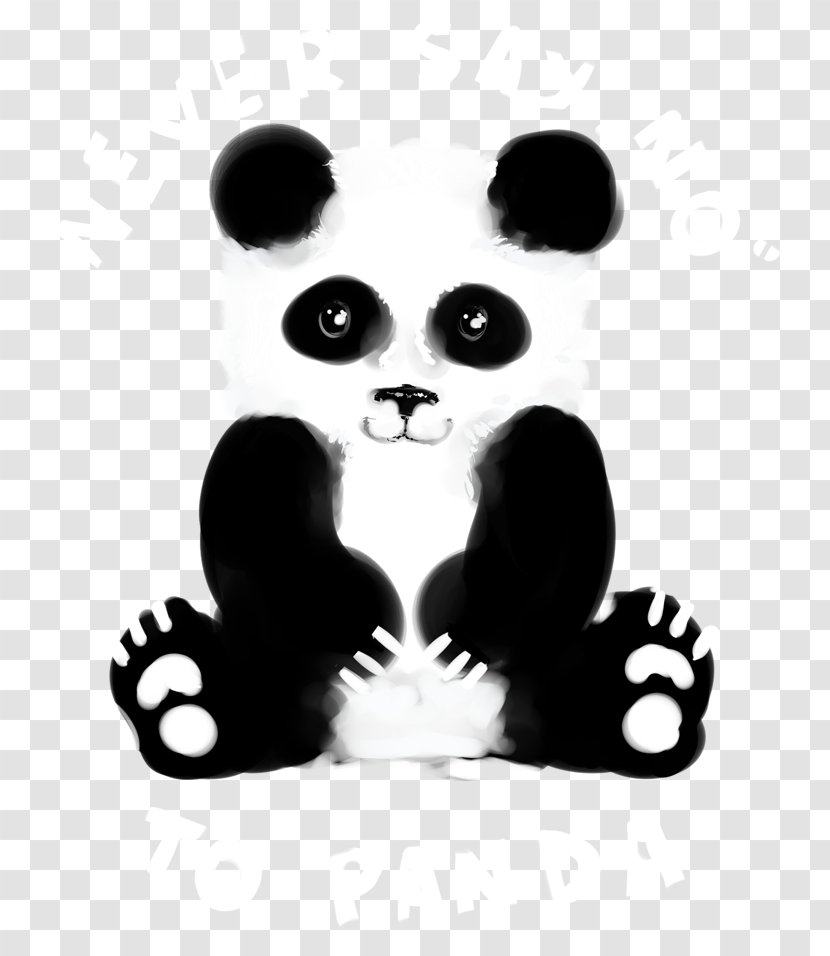Giant Panda Bear Never Say No To Whiskers - Cartoon - Avatar Transparent PNG