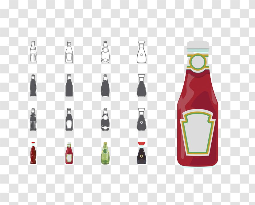 H. J. Heinz Company Ketchup Barbecue Sauce Bottle - Glass - Design Transparent PNG