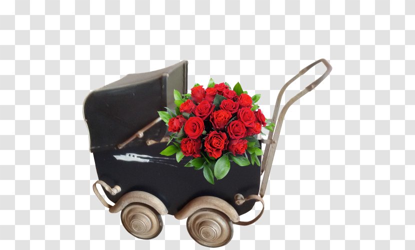 Quadracycle Garden Roses Car Toy Tricycle - Artificial Flower Transparent PNG