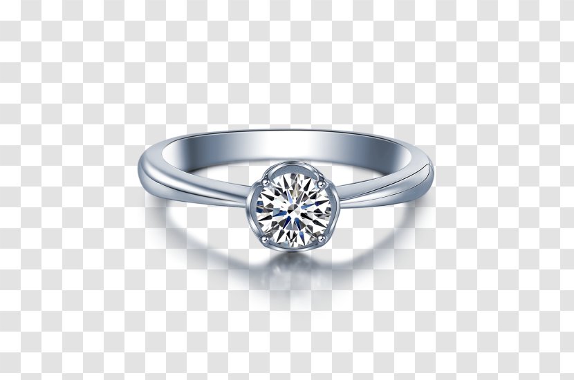Wedding Ring Jewellery DR鑽戒 Diamond - Silver Transparent PNG