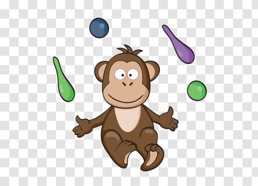Circus Royalty-free Stock Photography Illustration - Organism - Cartoon Monkey Show Material Transparent PNG