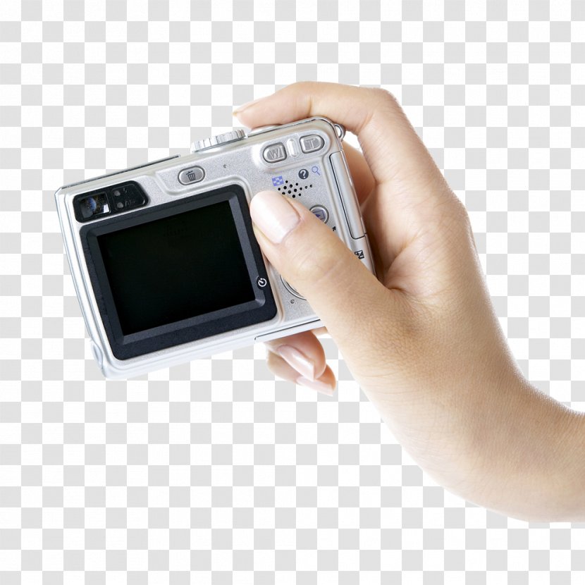 Digital Camera Video - Cameras Optics - Free Hand-held To Pull Material Transparent PNG