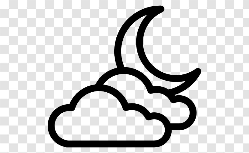Cloud Moon - Symbol Transparent PNG