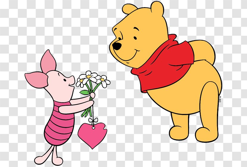 Piglet Eeyore Winnie-the-Pooh Roo Christopher Robin - Winnie The Pooh A Valentine For You Transparent PNG