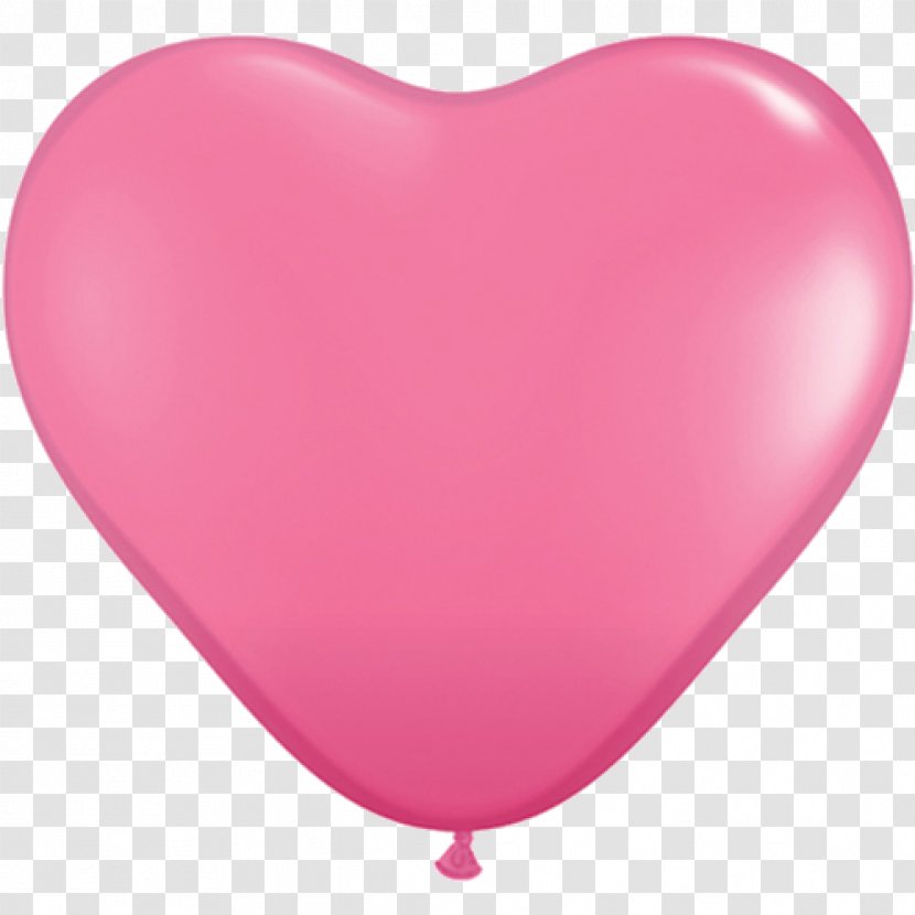 Balloon Heart Party Helium White - Pink Transparent PNG