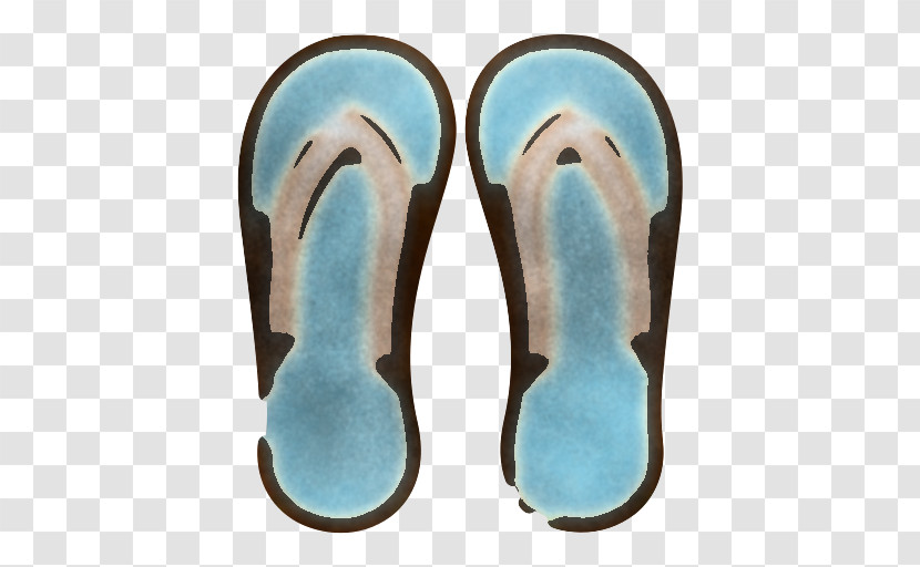 Slipper Flip-flops Shoe Aqua M Microsoft Azure Transparent PNG