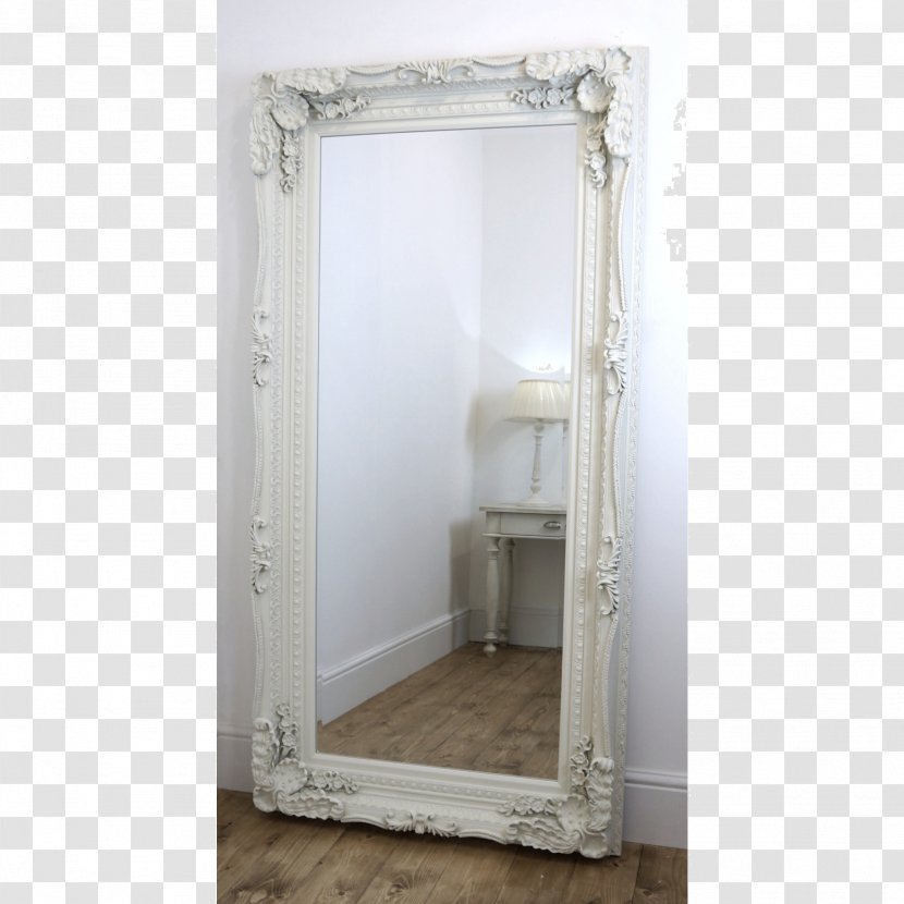 Mirror Floor Wall Wood Picture Frames - White Transparent PNG