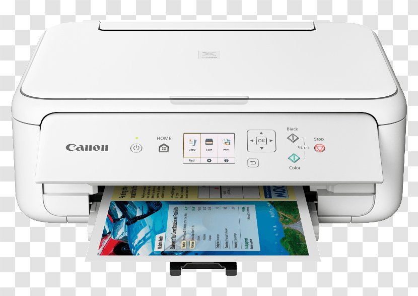 Paper Multi-function Printer Inkjet Printing Canon - Multifunction Transparent PNG