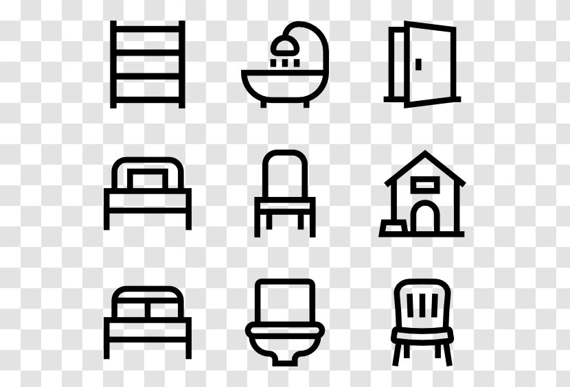 Furniture Clip Art - Monochrome - Closet Transparent PNG