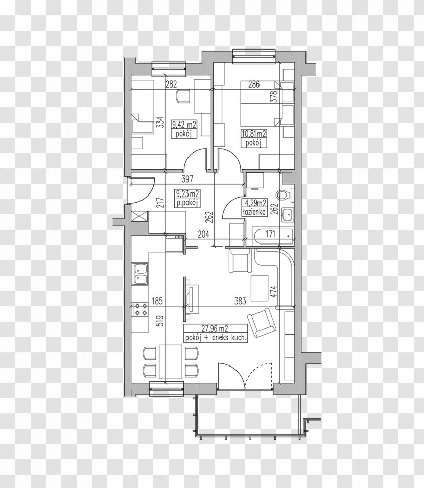 Floor Plan Line Angle - Schematic Transparent PNG